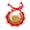 B, variant on mdesiwst Crocheted Pet Bib Chinese New Year Cat Bib Red Fortune Pet Collar for Cats And Small Dogs Festive Dress-up Accessory
