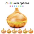 thumbnail image 1 of facefd Wood Grain Essential Oil Diffuser Aromatherapy Diffuser with 7 Color Lights No.3, 1 of 6