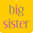 thumbnail image 4 of Inktastic Big Sister Girls Baby Bib, 4 of 4