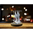 thumbnail image 2 of St. Christopher | Religious 3D Engraved Crystal, 2 of 6