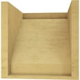 thumbnail image 4 of 11"W x 11"D x 11"H Wide Burlington Rough Cedar Woodgrain TimberThane Corbel, Primed Tan, 4 of 6