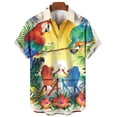 thumbnail image 2 of Camisas De Lino Para Hombre Source Hombres Casual 3d Impreso Camisa Transpirable Camisa De Poliéster Camisa De Playa (Yellow, L), 2 of 5