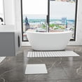 thumbnail image 5 of Diatomite Stone Quick-Dry Water Absorbing Bath Mat Sets-XLarge+Small White Mats, 5 of 7
