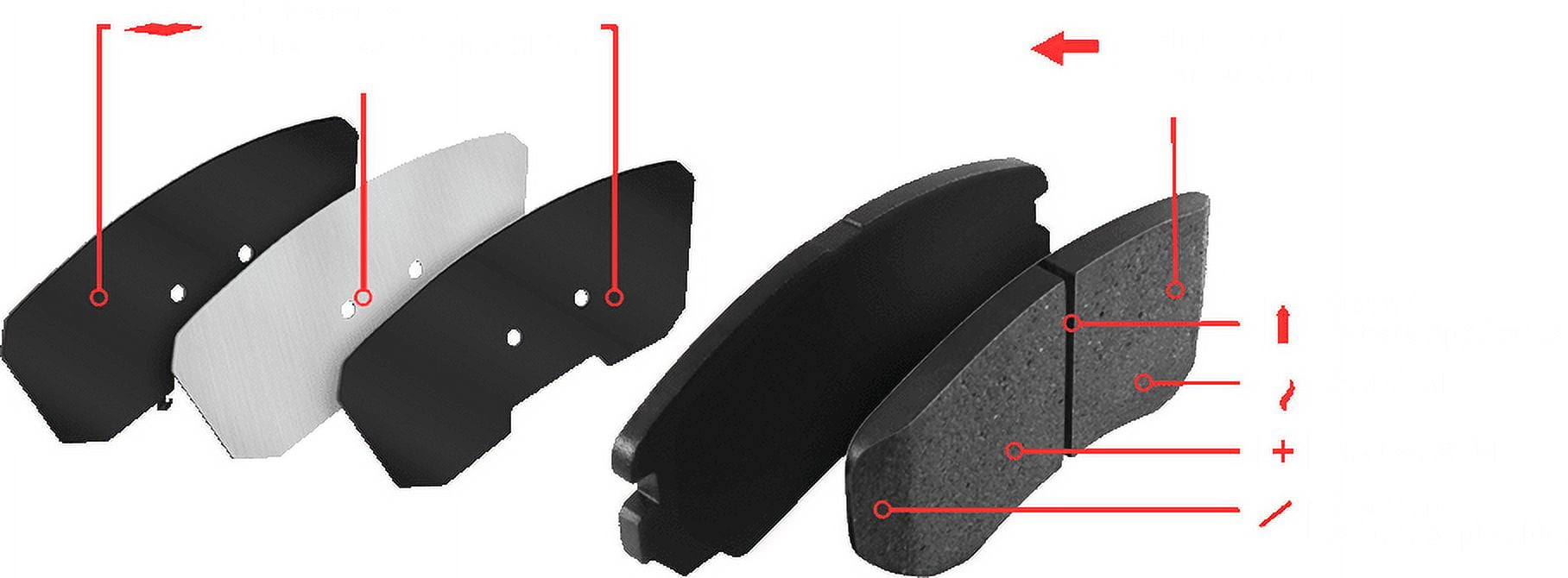 Dynamic Friction Company Ultimate Duty Performance Brake Pads 1400-0702-10-Front or Rear Set For 2001-2008 Dodge Ram 2500, 2001-2008 Dodge Ram 3500, 2003 Dodge Durango, 2003 Dodge Ram 1500 Van