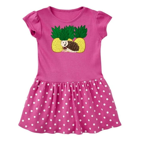 

Inktastic Pineapple Hedgehog Gift Baby Girl Dress