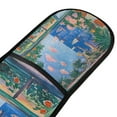 thumbnail image 4 of Yayeee Double Oven Mitt Kitchen Heat Resistant Baking 35" x7" Quilted Glove, Sea Window, 4 of 6