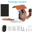 thumbnail image 3 of Bird Feeder with Camera，Bird Watching Camera with Solar Panel，AI Identify Birds Species , Smart Bird House with Cam, 2K Live View, Instant Arrival Alerts, 3 of 7