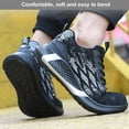 thumbnail image 5 of Safety Shoes Men'S Non-Slip Work Shoes Lightweight Steel Toe Cap Shoes Breathable Air Cushioning 6-11.5, 5 of 9