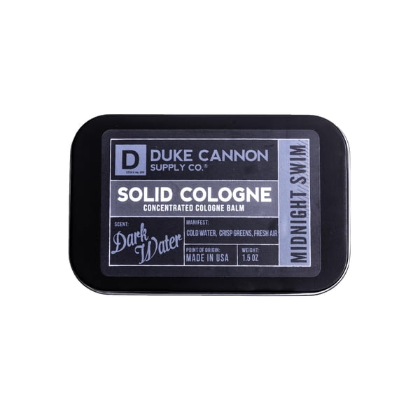 Colonia sólida Duke Cannon Supply Co. Midnight Swim, 45 ml, para hombre