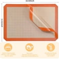 thumbnail image 2 of Silicone Baking Mats – Non-Stick Reusable BPA-Free Oven Liners, Food-Grade Silicone, Fit Half Sheet Pans for Cookies, Pastry & More, 2 of 4