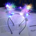 thumbnail image 3 of MasteelfCA 6PCS Christmas Luminous Antler Headband LED Flashing Toy Hair Accessory, 3 of 8