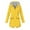 Yellow, variant on gbyLJF Women's Raincoats Waterproof Rain Jacket Lightweight Active Outdoor Hooded Trench Coats Zip Up Windbreaker for Hiking