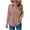 Pink, variant on 2025 Office Work Blouse Women Solid Basic Shirts Dressy Casual Lapel Neck Long Sleeve Button Down Shirt with Pockets