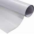 thumbnail image 1 of Rollo de vinilo perforado para ventana, de 4 pies x 11.8 pulgadas, de una sola dirección, lámina adhesiva de liberación de aire, calcomanía de privacidad para ventana, color blanco, 1 of 4