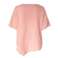thumbnail image 5 of Birdeem Mode Femme Blouse à Col Rond Imprimé Manches Courtes T-Shirt Hauts d'Été, 5 of 5