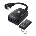 thumbnail image 1 of DEWENWILS Outdoor Light Timer Waterproof, Plug in Sensor Outlet Timer Switch, 100 ft Range Remote C, 1 of 7