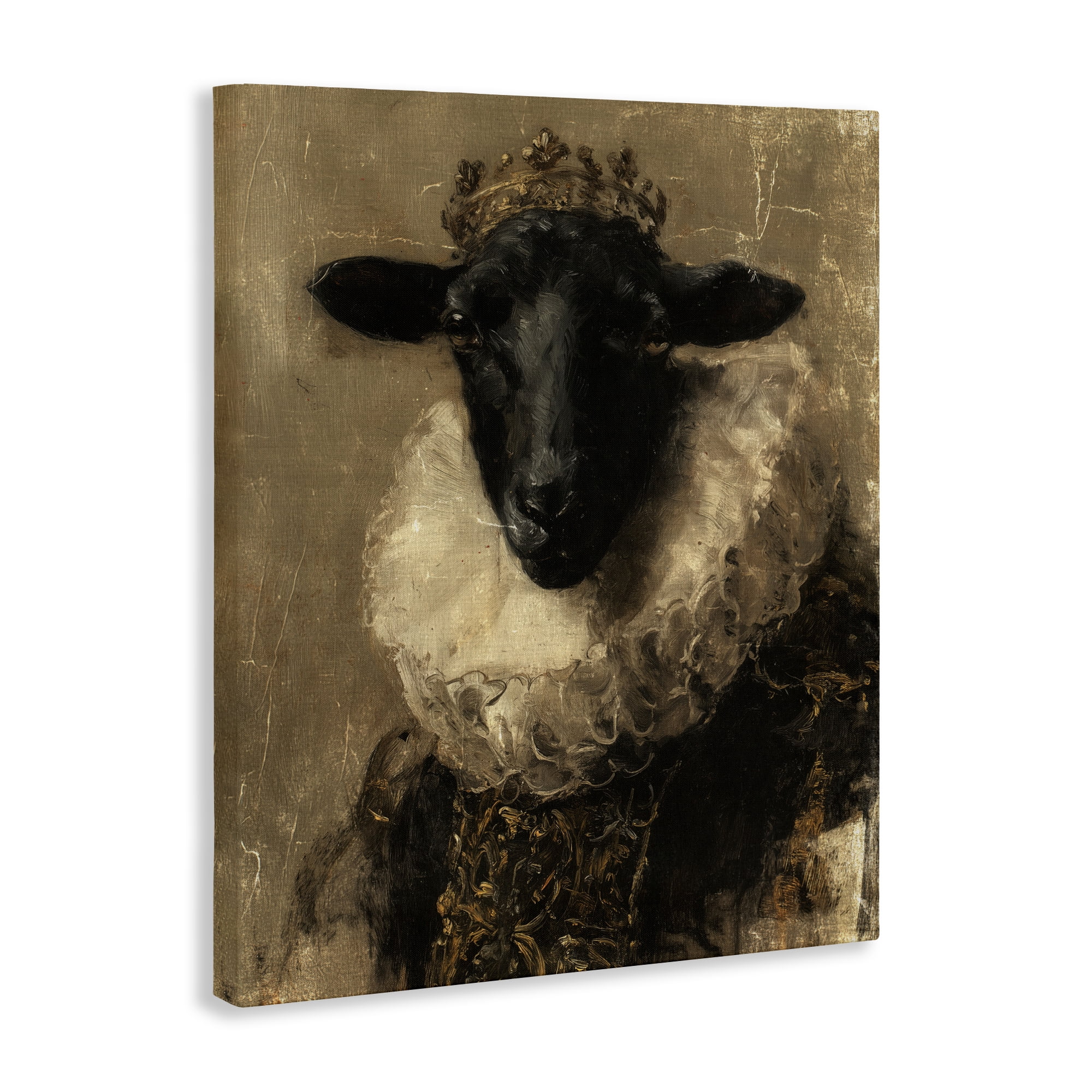 Stupell Industries Noble Ram Portrait Canvas Wall Art, design by Svetlana Aleynikova