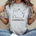 thumbnail image 3 of I Need Ibuprofen Cat Shirt, Men's And Women's Graphic Tee 100% Cotton by TBun, Full Sizes S-5XL, 3 of 5