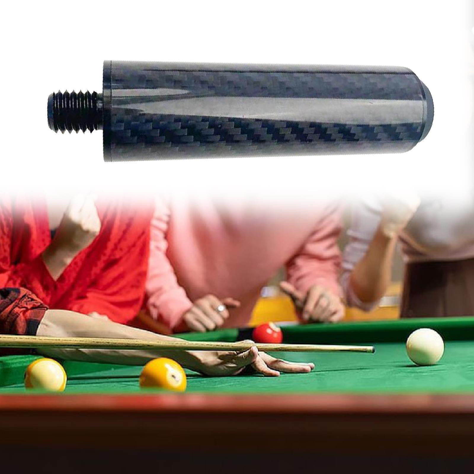 DimyFew Pool Cue Extender Billiards Cue Extension Compact Cue End Lengthener Billiard Style F