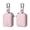 Pink, variant on Earbud Case, Headphone Storage Case for Air-Pods 4/1/2/3/Pro 2, PU Leather Zipper Carrying Pouch Earbuds Bag with Keychain for Wireless Earphones, Wired Headphone & USB Cable - 1 PCS
