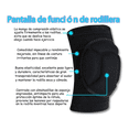 thumbnail image 4 of Rodillera Elastica De Compresion Gym Correr Con Esponja 1par Malubero Malu1381, 4 of 4