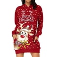 thumbnail image 3 of Vestido con capucha para mujer, Vestido con capucha para mujer Vestido con capucha navideño Vestido con capucha para mujer Vestido con capucha para mujer Probado profesionalmente, 3 of 6