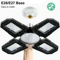 thumbnail image 2 of Rosnek LED Grow Lights for Indoor Plants, Foldable Full Spectrum Plant Light Bulb E26/E27 Lamp Holder LED Growing Lamp for Seeds,Vegetable,Flower, 2 of 10