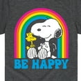 thumbnail image 3 of Peanuts - Be Happy Rainbow - Toddler & Youth Short Sleeve Graphic T-Shirt, 3 of 6