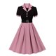 thumbnail image 1 of WILLBEST Vestidos Casuales para Mujer, Nuevos Vestidos Negros con Bordado y Costuras, Estilo Retro de Otoño, de Manga Corta, Sexys para Club Chica, 1 of 2