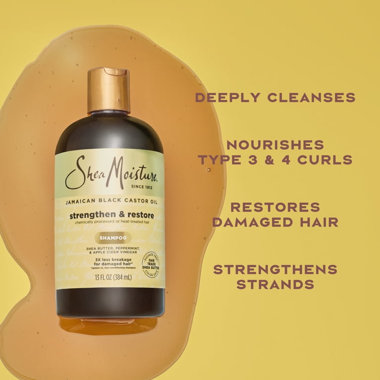 SheaMoisture Strengthen And Restore Shampoo 13 fl oz + more