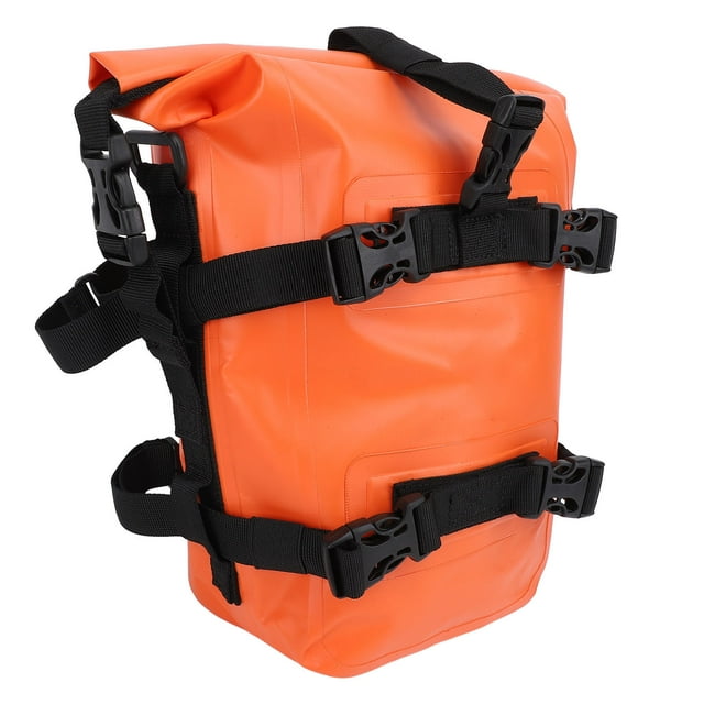 Bolsa De Parachoques De Motocicleta, Agua De Gran Capacidad Antideslizante PVC Marco Lateral Barra De Choque Bolsita Para Monarilla Para La Calle Dirt Street
