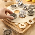 thumbnail image 3 of Homelife 9Pcs Christmas Cookie Cutters Set Stainless Steel Baking Mold Christmas Tree Gingerbread Man Snowman Elk Shapes for Holiday Baking Gadgets, 3 of 13