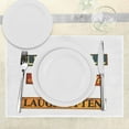 thumbnail image 3 of Ambesonne Live Laugh Love Place Mats Set of 4, Rusty Signs, Standard Size, Multicolor, 3 of 6