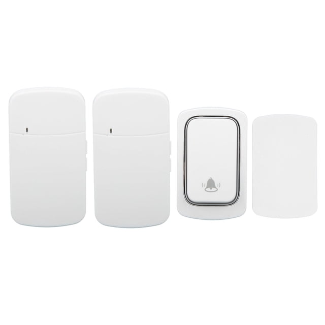 Timbre inalámbrico autogenerador IP68, buscapersonas resistente al agua, sin batería, ruidoso, AC100V-230V, para el hogar, Hotel, enchufe estadounidense