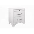 thumbnail image 4 of Civic White 2-Drawer Nightstand with Easy Assembly, 4 of 5