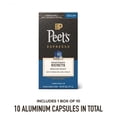 thumbnail image 3 of Peet's Coffee Decaffeinated Ristretto Premium Medium Roast Intensity 9 Espresso Capsules, 10 Count, 3 of 11