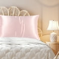thumbnail image 3 of Unique Bargains 22 Momme Silk Pillowcase Queen Size Pink, 3 of 8