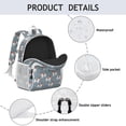 thumbnail image 4 of King Charles Cavalier Backpack for School,Cute School Bag,Schoolbag with Adjustable Shoulder Straps & Padded Back,15"x11.42"x5.5", 4 of 6