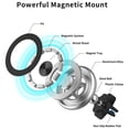 thumbnail image 4 of 1 pcs Magnetic Phone Car Mount Air Vent Compatible with MagSafe, 360° Rotation Magnet Phone Car Holder Universal Magnetic Phone Mount Compatible with iPhone 12/11, Samsung, Xiaomi, 4 of 9