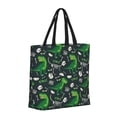 thumbnail image 2 of Sigee Dinosaur and Bone Print Large Capacity Zippered Tote Bag - Durable, Stylish and Versatile for Everyday Use, 2 of 9