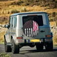 thumbnail image 3 of Haiem Spare Tire Cover , Wheel Cover with Ribbon Breast Cancer Awareness printed, Camper Spare Tire Cover Fit for Jeep Wrangler Rv SUV Truck Travel Trailer-16 inch, 3 of 8