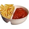 thumbnail image 6 of Just Crunch Anti-Soggy Cereal Bowl - Keeps your Cereal Fresh and Crunchy | BPA Free and Microwave Safe | For Ice Cream & Topping, Yogurt & Berries, Fries & Ketchup and More - White, 6 of 8