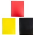 thumbnail image 3 of 3Pack Multi Colored File Folders Two-Pocket Folder, Three-Hole Punch, Letter Size, Heavy Duty Plastic Two Pocket Folders with 3 Hole, Heavy Duty Plastic 2 Pocket Folder, Document Folder, 3 of 7