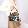 thumbnail image 2 of Vintage Tie Dye Underarm Bag Portable Women Denim Bolso de hombro (Negro) Likrtyny multifunción de oficina, 2 of 4