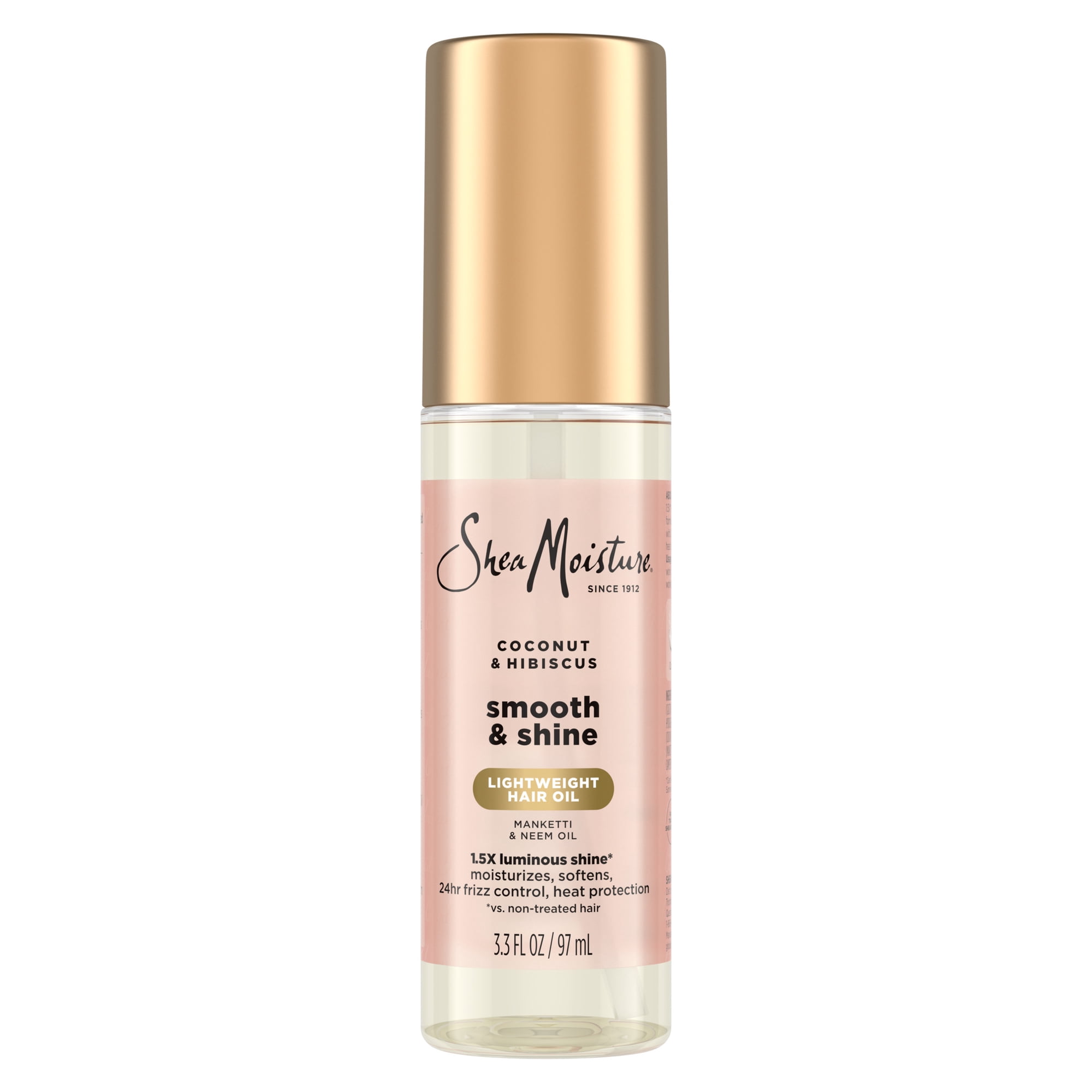 SheaMoisture Coconut & Hibiscus Smooth & Shine Oil Coconut & Hibiscus, 3.3fl oz