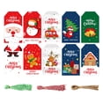 thumbnail image 2 of Christmas Tags Paper Gift Tags with String Attached Creative Hanging Labels Tags 150pcs, 2 of 9