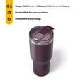 thumbnail image 6 of RTIC 40 oz Ceramic Lined Insulated Essential Tumbler, Leak-Resistant Lid, Plum, 6 of 6