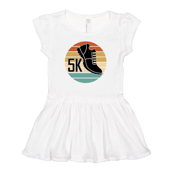 Inktastic 5K Race Running Gift for Runner Girls Baby Dress