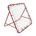 thumbnail image 1 of de fútbol portátiles, equipo de entrenamiento, portería de fútbol, red de poste de portería de un solo lado, porterías de fútbol para práctica Rojo, 1 of 8