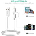 thumbnail image 1 of [2Pack]UGREEN Micro-USB to USB Cable with Lightning Adapter, 1 of 7